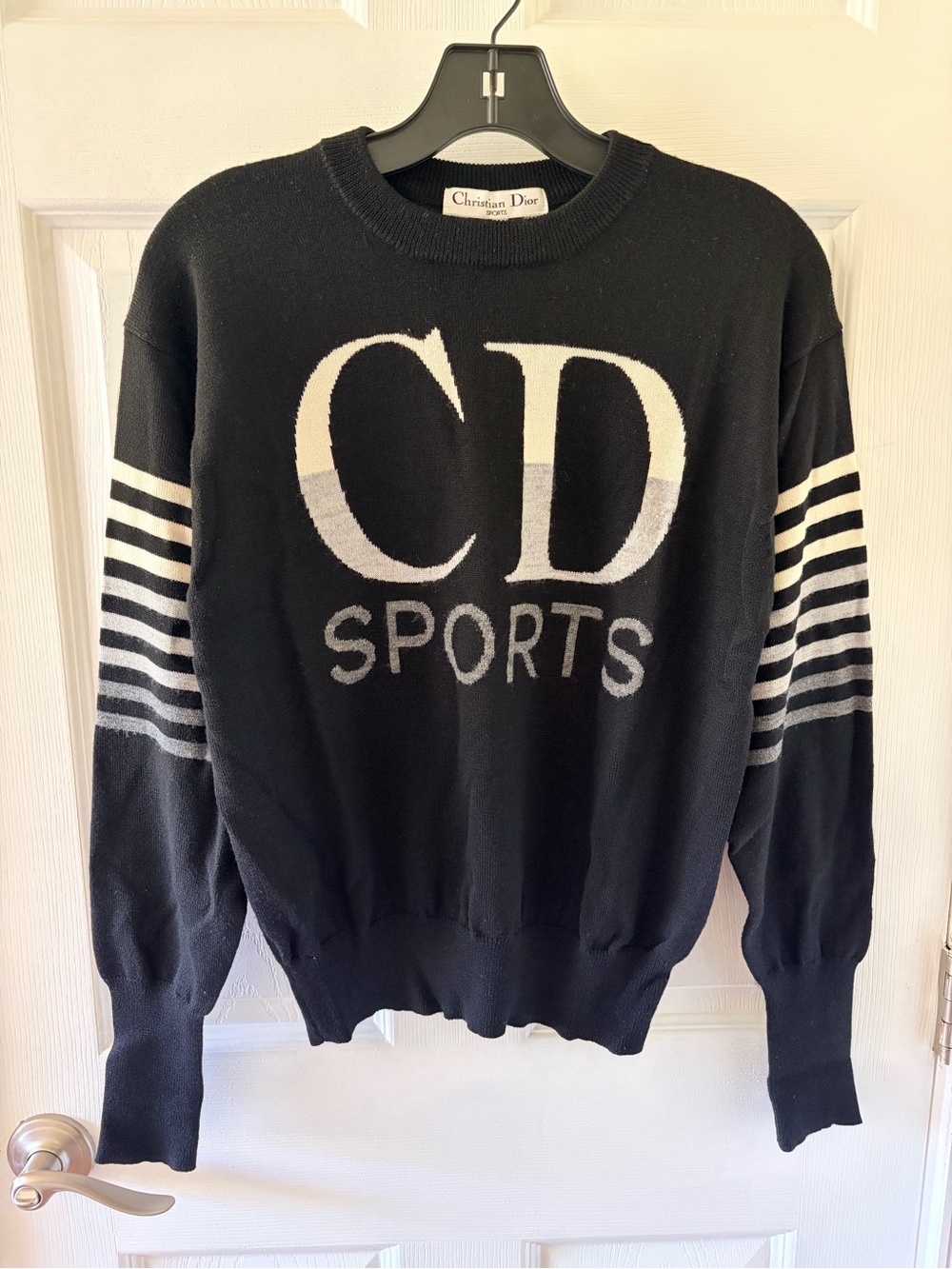 Christian Dior Sports CD Logo Wool Sweater